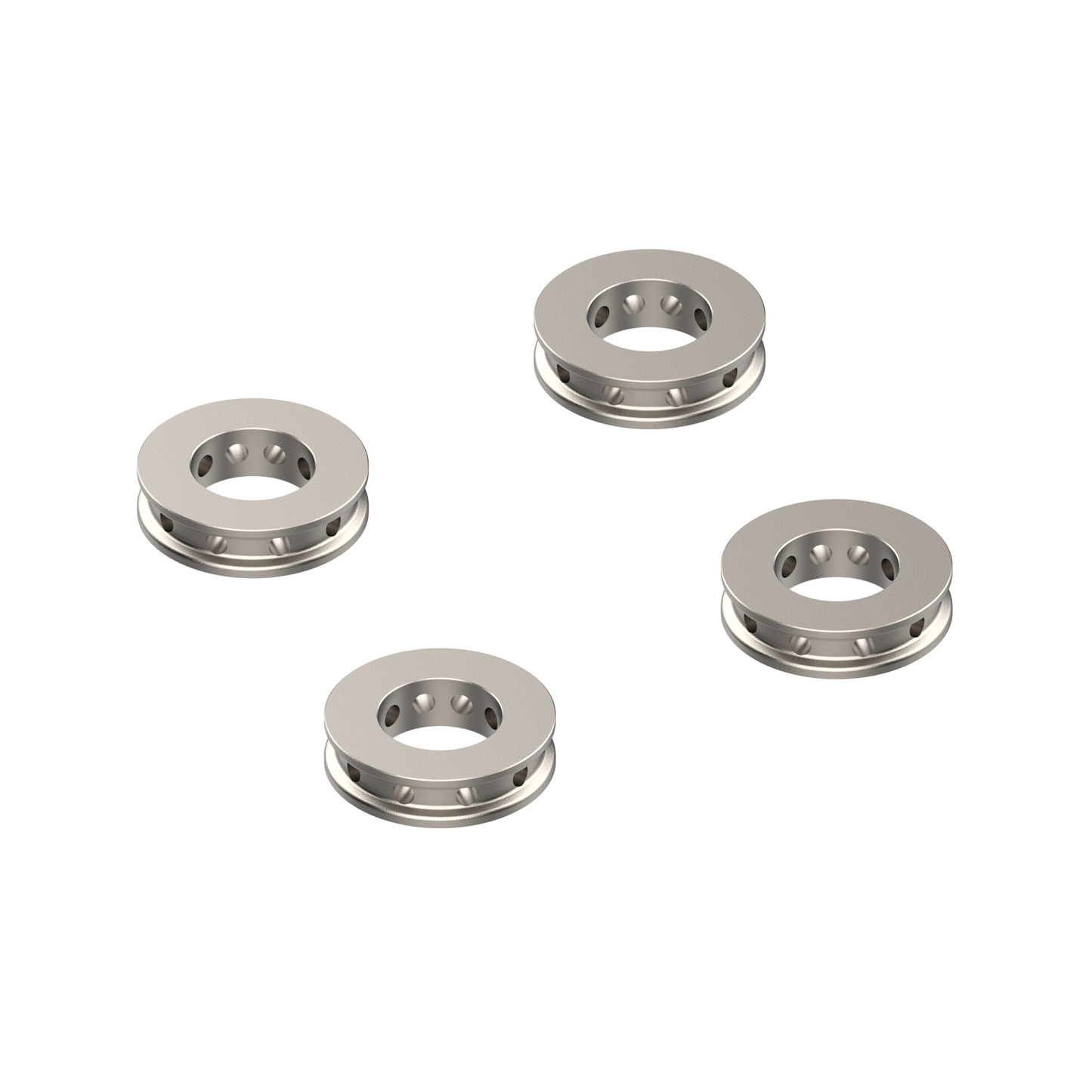Evotech Ducati Multistrada V4 S Grand Tour Titanium Remklauw Spacers (2024+)