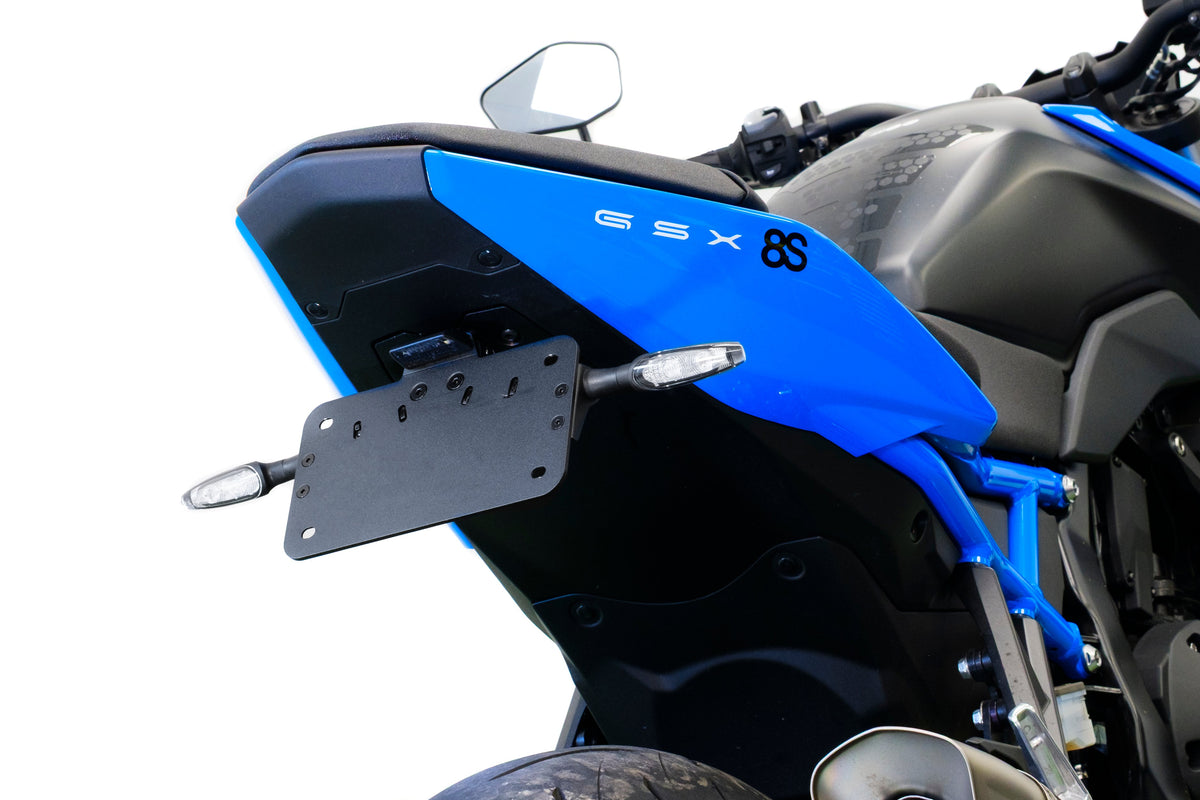Verstelbare kentekenplaathouder incl. knipperlichten Evotech - Suzuki GSX-8R (2024-2025)
