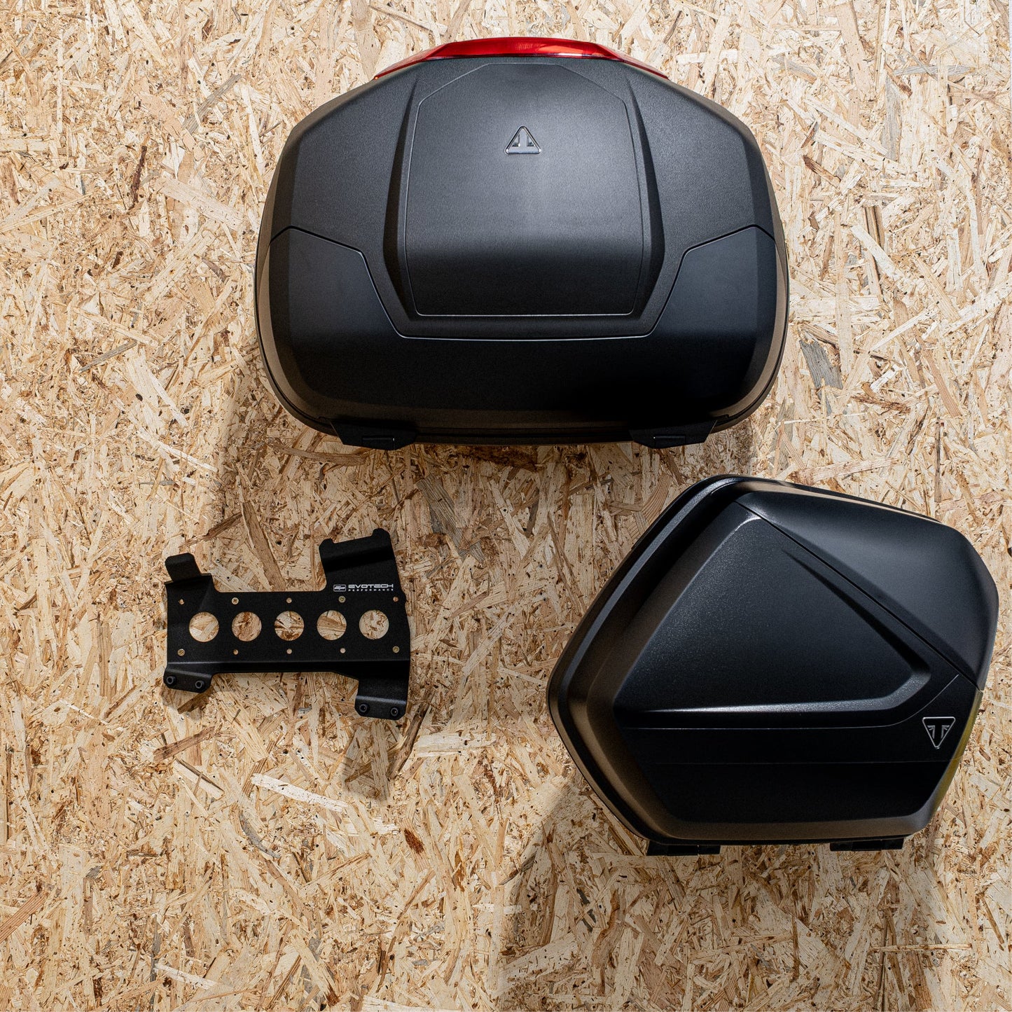 Zijkoffer muurbeugel steunenset Evotech Top Box / - Triumph Tiger Sport 660 (2022-2025)
