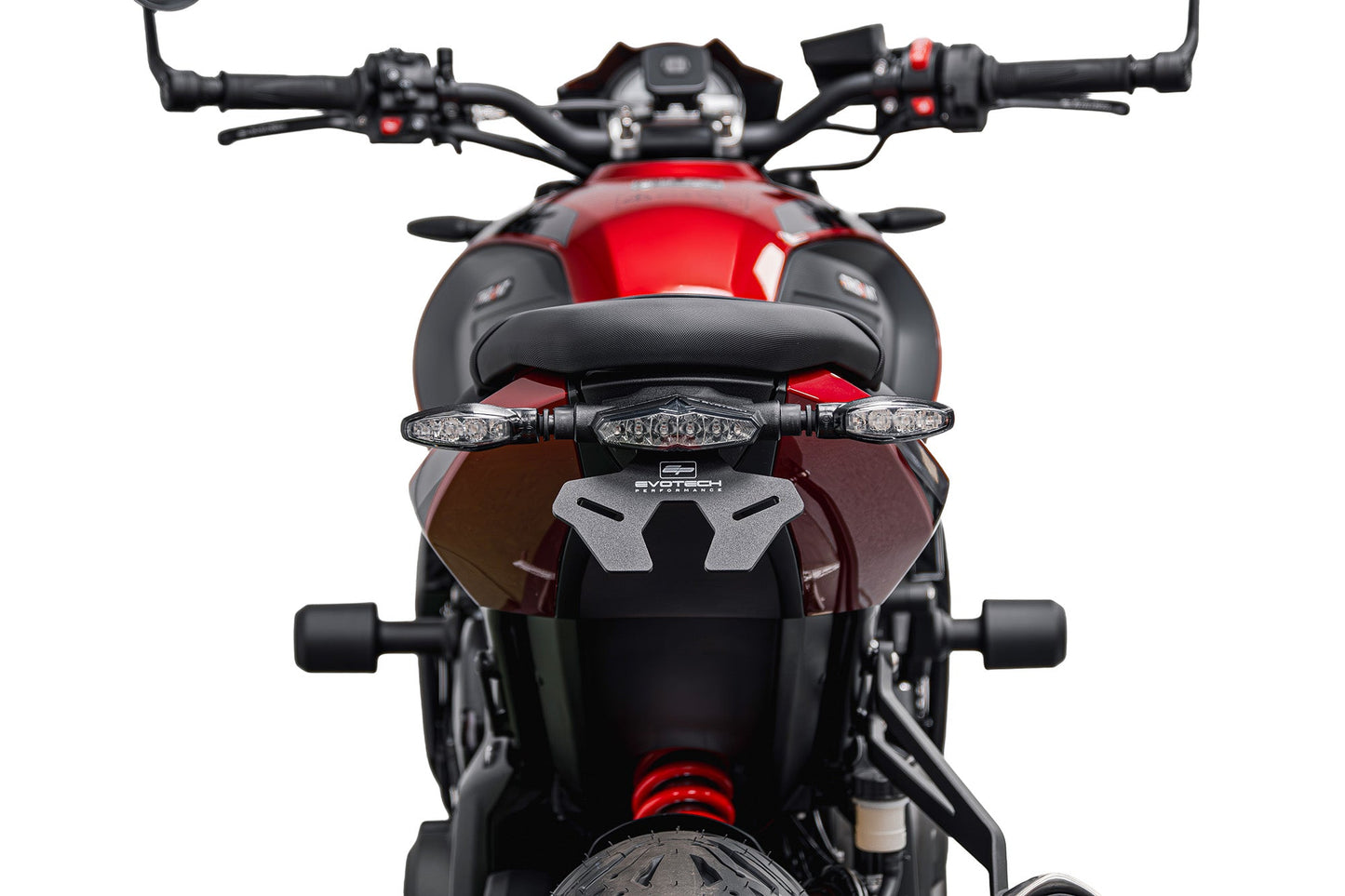 Kentekenplaathouder (Helder achterlicht) Evotech - Triumph Trident 800 (2026+)