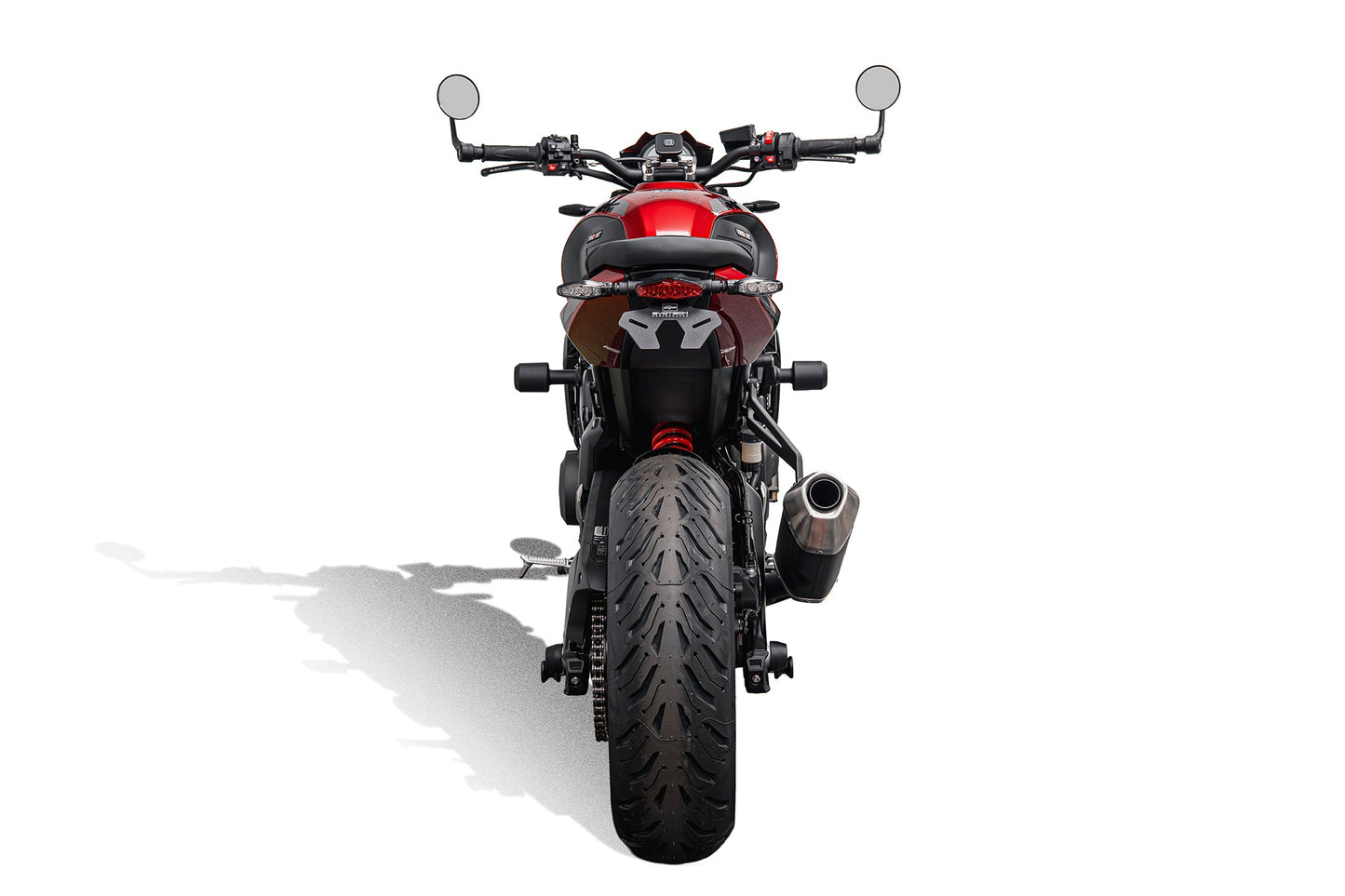 Kentekenplaathouder (Rood Achterlicht) Evotech - Triumph Trident 660 (2026+)