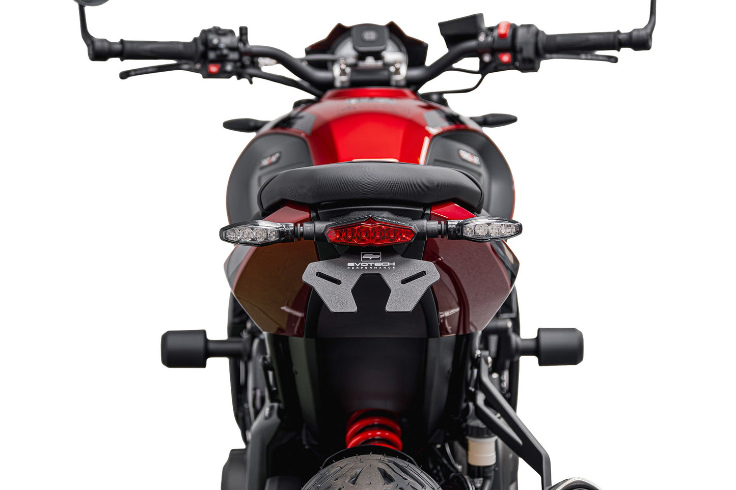 Kentekenplaathouder (Rood Achterlicht) Evotech - Triumph Trident 800 (2026+)
