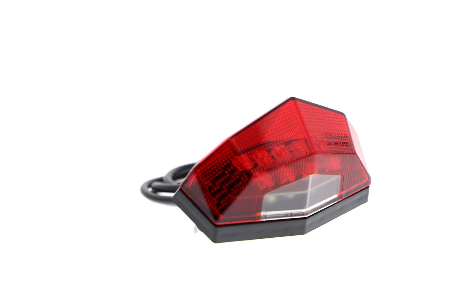 Evotech Combination Rear Light / Number Plate Light (Red)