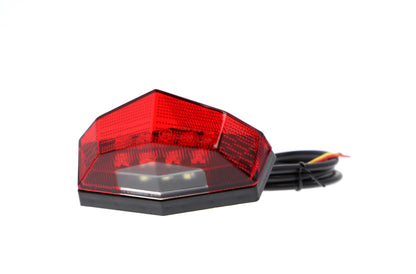 Evotech Combination Rear Light / Number Plate Light (Red)