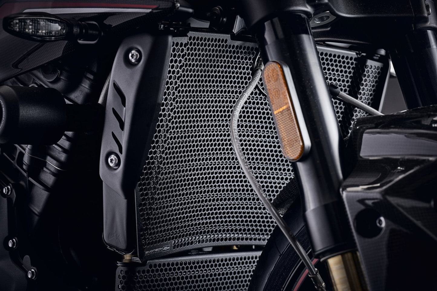 Evotech Radiatorcover & Oliekoeler Beschermer Set - Triumph Speed Triple (2016-2017)
