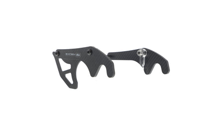 Evotech Yamaha YZF-R1M Carbon Fibre Toe Guard - GP Style Paddock Stand Plates 2015 - 2019