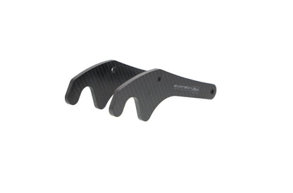 Evotech Carbon Fibre Paddock Stand Plates - Yamaha YZF-R7 (2022-2025)
