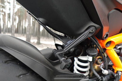 Evotech Footpeg Action Camera Montagesteun (achteruit gericht) - KTM 1290 Super Duke R Evo (2022+) (Right-hand Side)