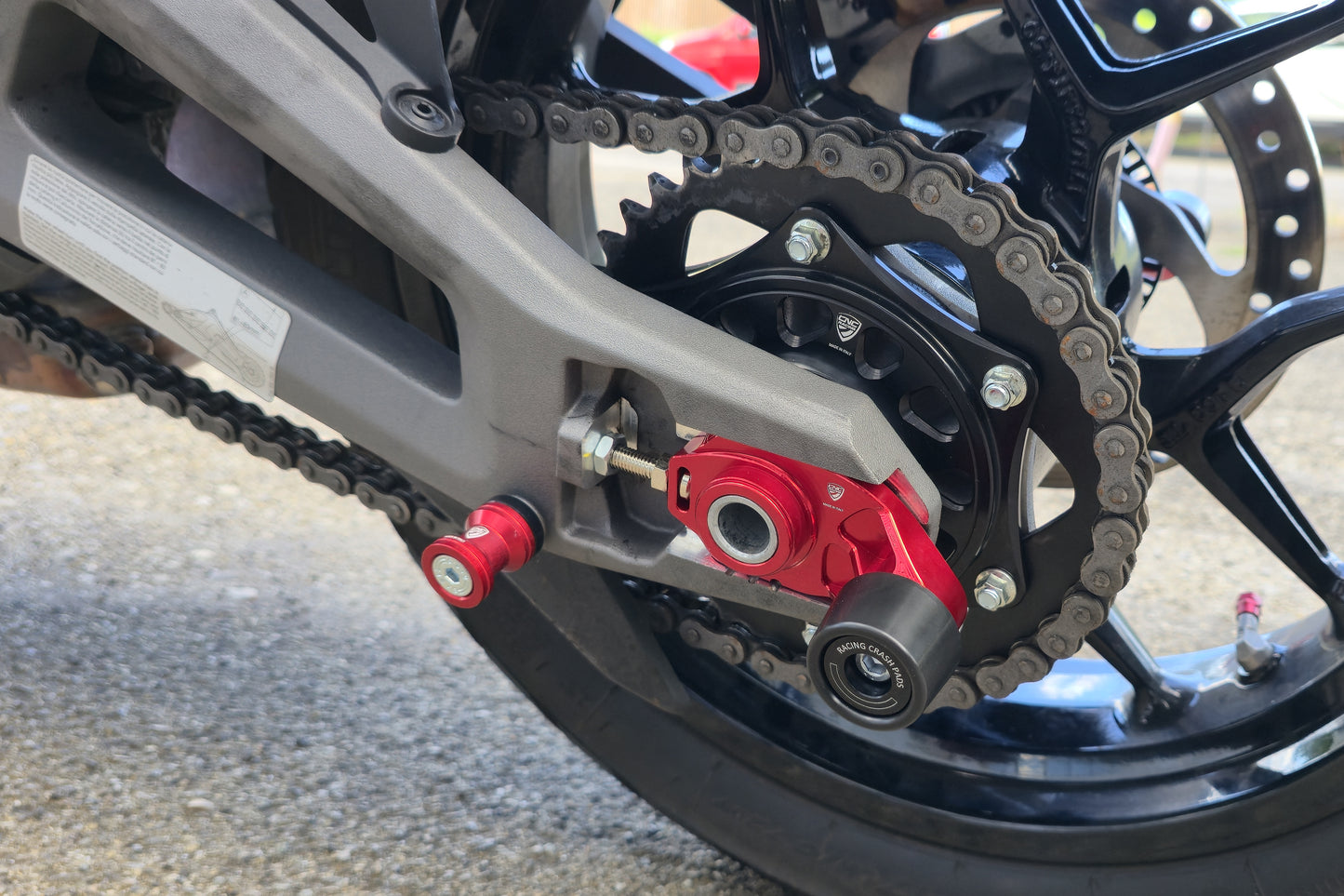 Achtertandwiel cover CNC Racing Ducati Multistrada V2 (2025+)