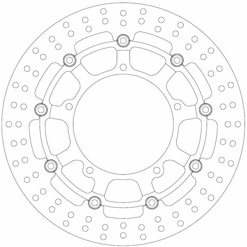 Ferodo Brake Disc FMD0281RX FZ1 MT10 R1 R1M R6