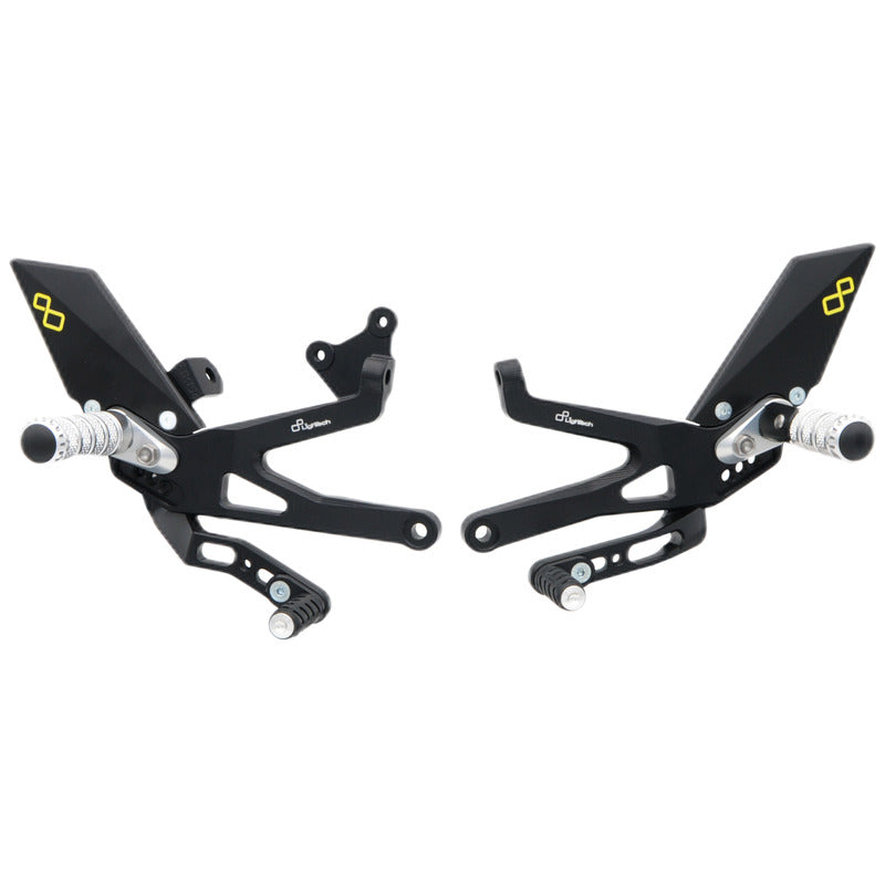 Adjustable brake link set with folding footrests Ducati Streetfighter V4 (2020-2024)