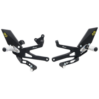 Adjustable brake link set with folding footrests Ducati Streetfighter V4 (2020-2024)