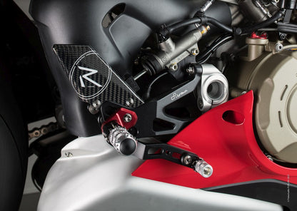 Adjustable brake link set with folding footrests Ducati Streetfighter V4 S (2020-2024)