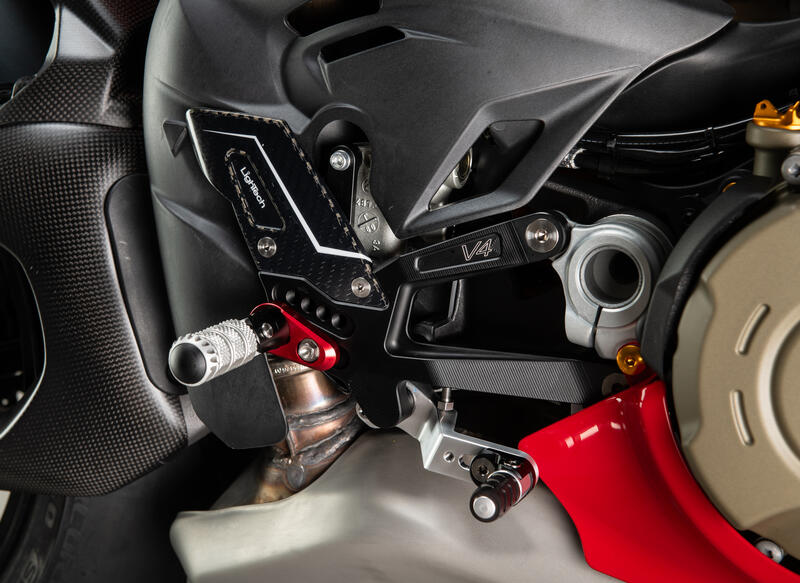 Adjustable brake switch set R (Special Edition) with folding footrests Ducati Panigale V4 S 2025+