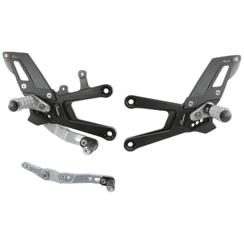 Adjustable brake link set with fixed footrests Honda CBR1000RR-R 2020+