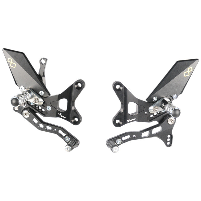 Adjustable brake link set with fixed footrests Kawasaki ZX-10R 2011-2015
