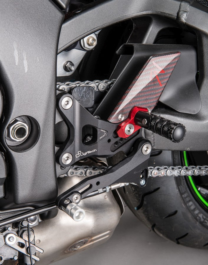 Adjustable brake link set with fixed footrests Kawasaki ZX-10R 2011-2015