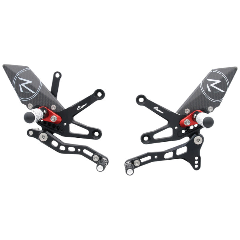 Adjustable brake link set R (Special Edition) with folding footrests Kawasaki ZX-10R 2016-2020