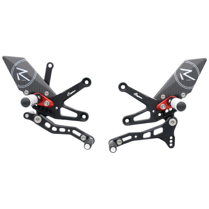 Adjustable brake link set R (Special Edition) with folding footrests Kawasaki ZX-10R 2016-2020