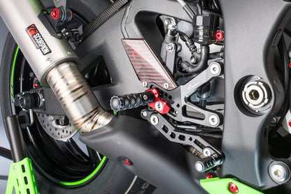 Adjustable brake link set with fixed footrests Kawasaki ZX-10R 2016-2020
