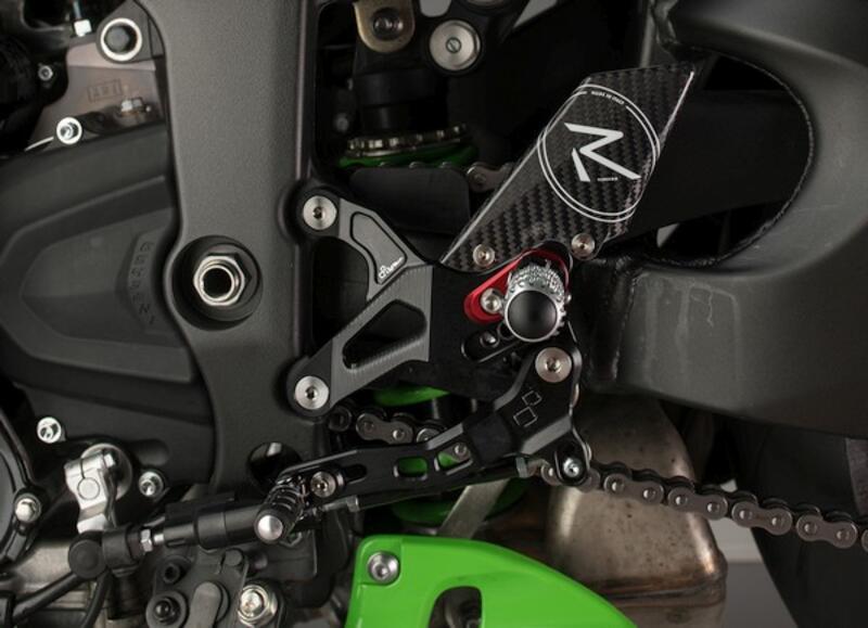 Adjustable brake switch set R (Special Edition) with folding footrests and standard switch pattern Kawasaki ZX6R Performance 2019+
