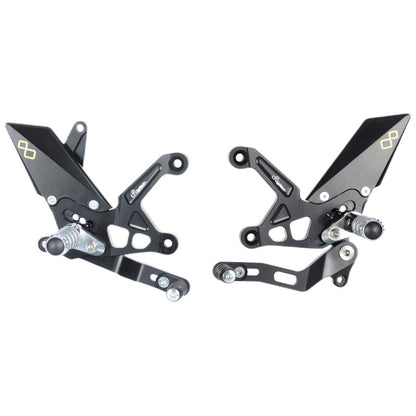 Adjustable brake link set with fixed footrests Kawasaki Z900 2017-2023