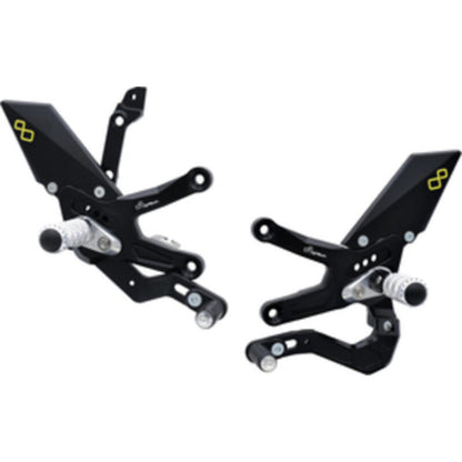Adjustable brake switch set with folding footrests and standard switch pattern Kawasaki Ninja ZX-10R Performance 2021+