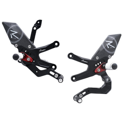 Adjustable brake switch set R (Special Edition) with folding footrests and vice versa switch pattern (GP Shifting) Kawasaki Ninja ZX-10R 2021+