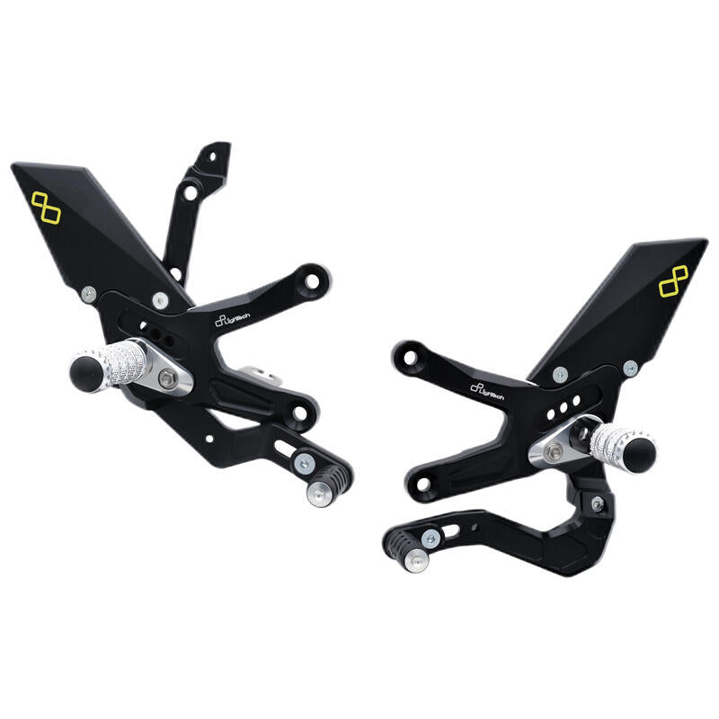 Adjustable brake switch set with fixed footrests and standard switch pattern Kawasaki Ninja ZX-10R Performance 2021+