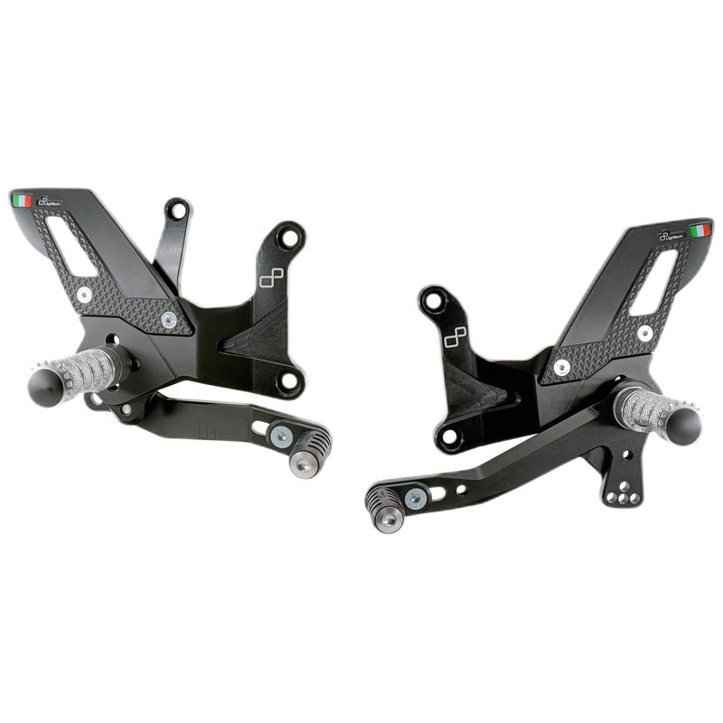 Adjustable brake link set with fixed footrests (track use) Kawasaki Ninja ZX-4RR 2023+
