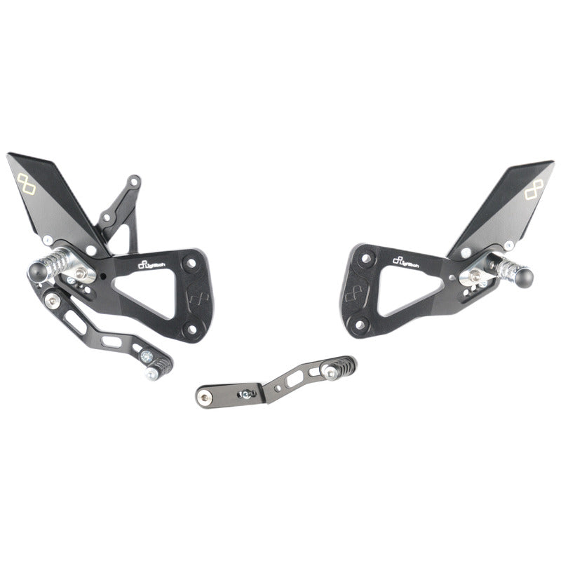 Adjustable brake switch set with folding footrests Suzuki GSX-R 1000 R 2017-2022