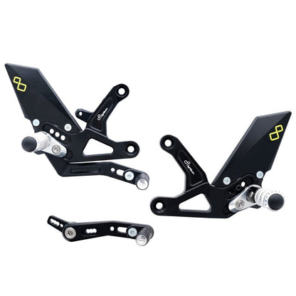 Adjustable brake switch set with folding footrests Triumph Speed ​​Triple 1200 RS 2021+