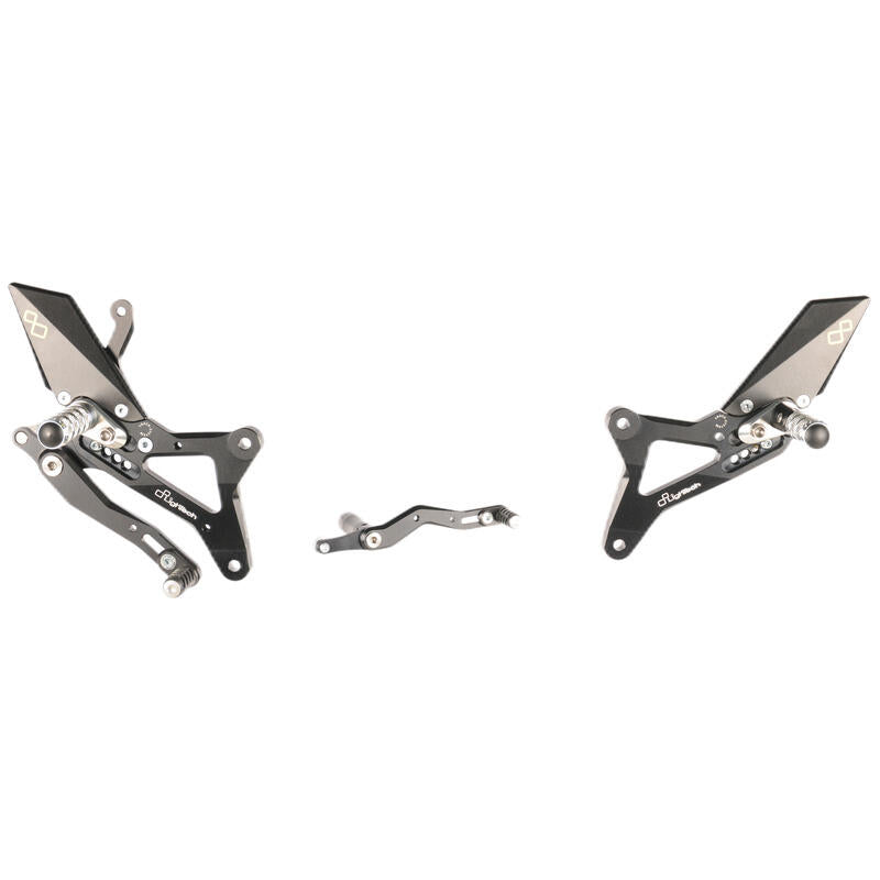 Adjustable brake link set with fixed footrests Yamaha R1 (2009-2014)