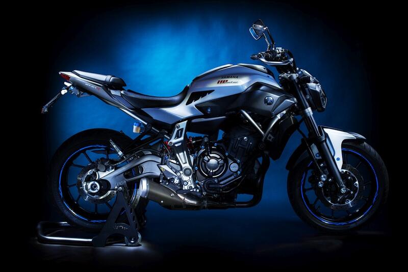 Adjustable brake link set R (Special Edition) with folding footrests Yamaha MT-07 2014+