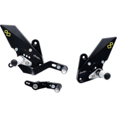 Adjustable brake switch set with folding footrests Yamaha MT-09 SP 2021+