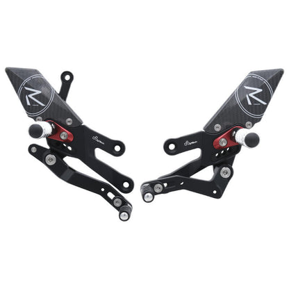 Adjustable brake link set R (Special Edition) with folding footrests Yamaha R7 2022+