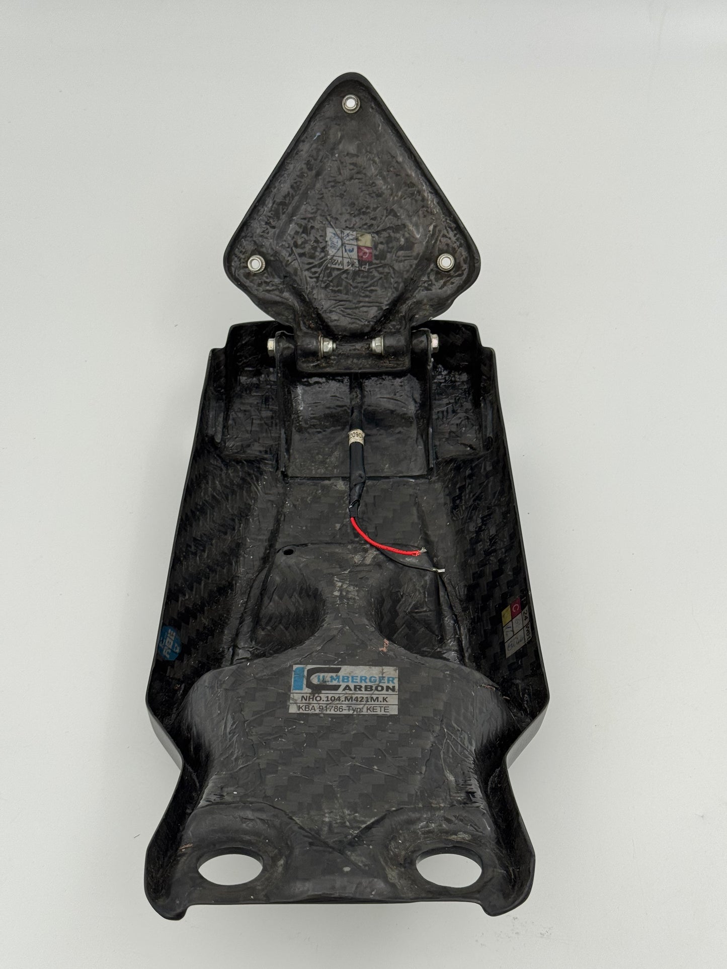 Numberplate -Halter Matt Carbon Ducati Multistrada V4 (2021+)