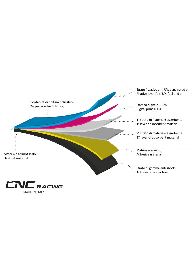 Opklapbaar remhendel (180mm) - CNC Racing Yamaha YZF-R7 (2026+)