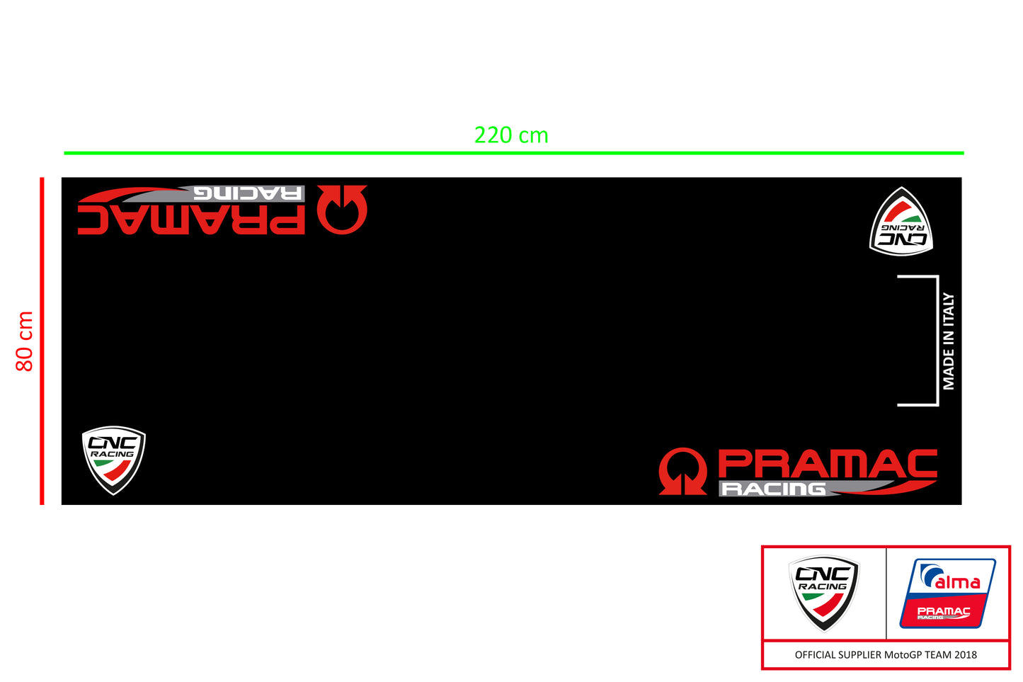 Pit Stop Garage Mat Pramac Limited Edition CNC Racing