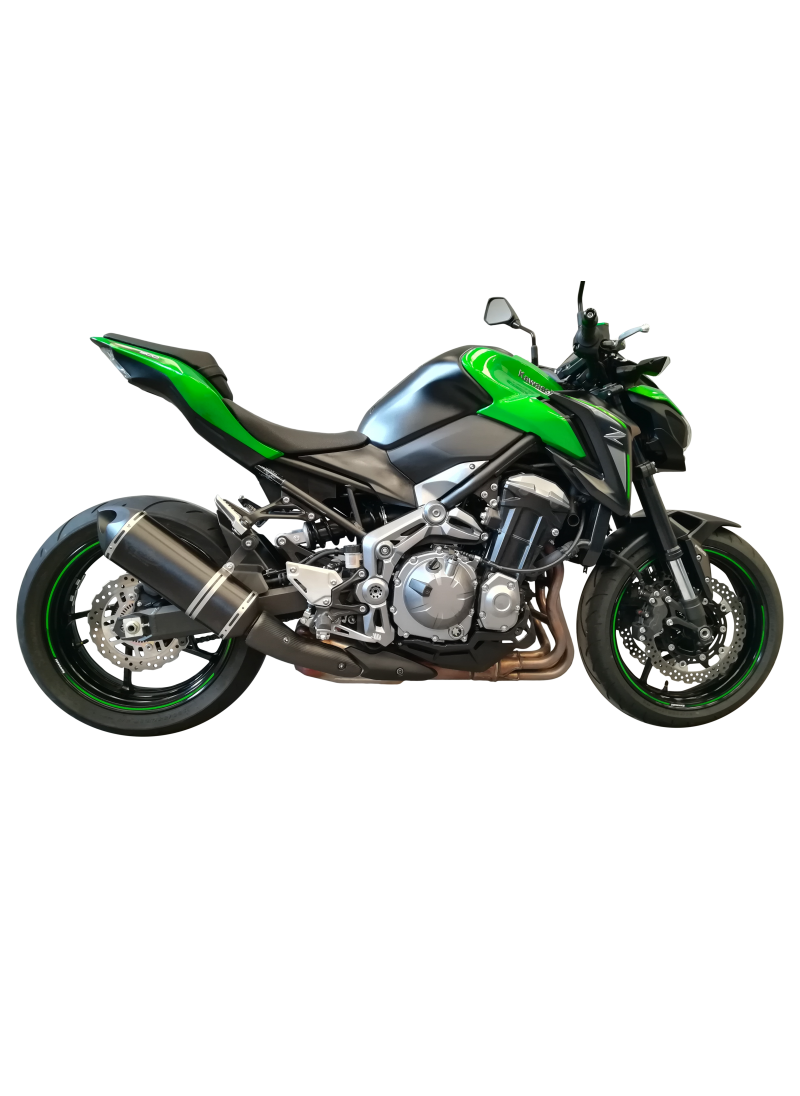 G&G Big Oval slip-on exhaust Kawasaki Z900 2017+