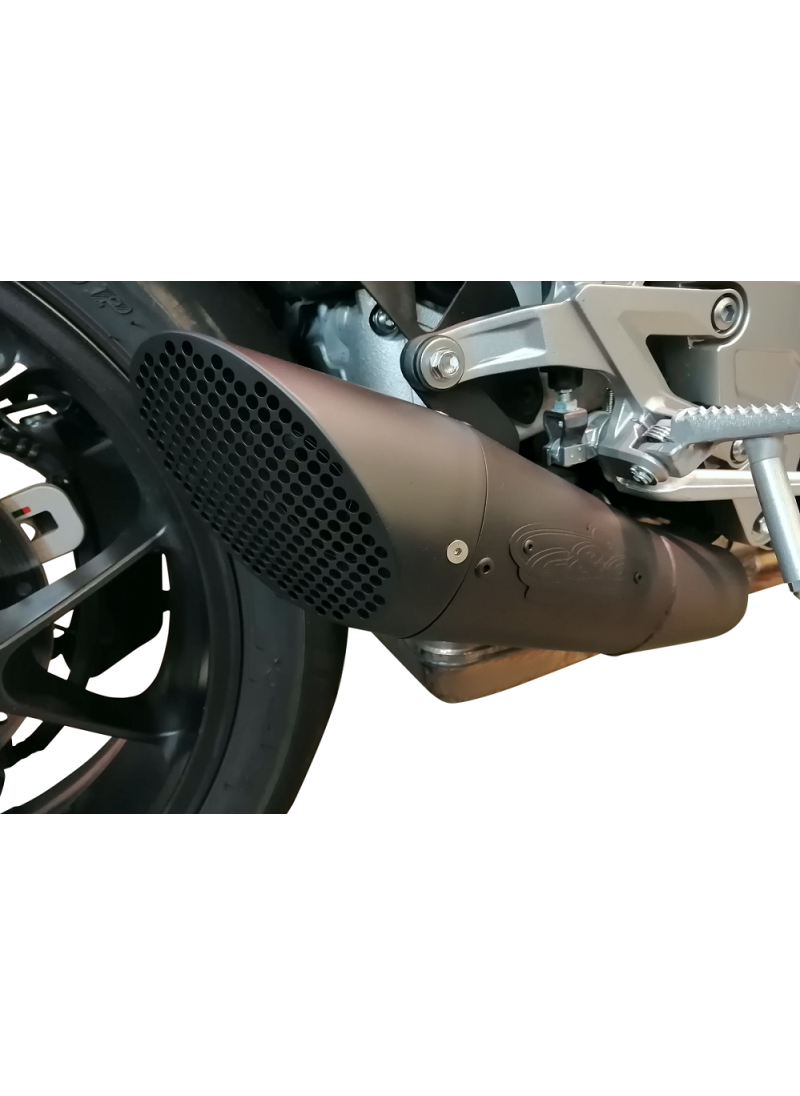 G&G GP Slip-On Expace Black Honda CB1000R NEO Sports 2018-2020