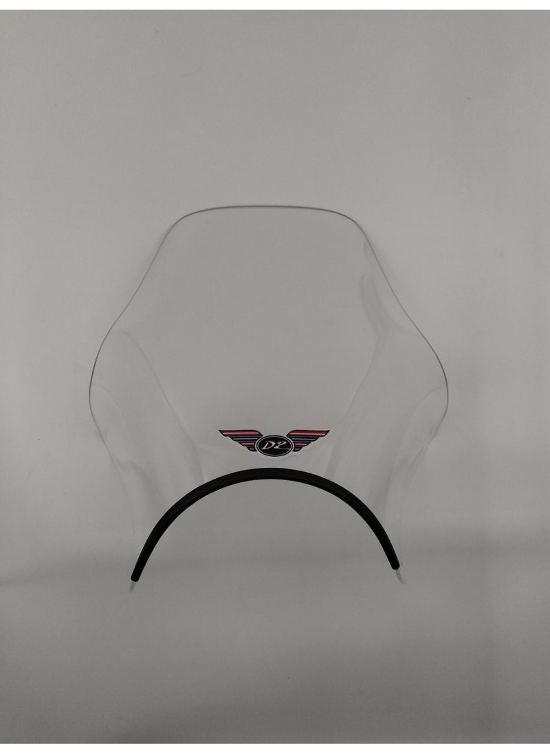 Universal Scooter Windshield Transparent/Black Ermax