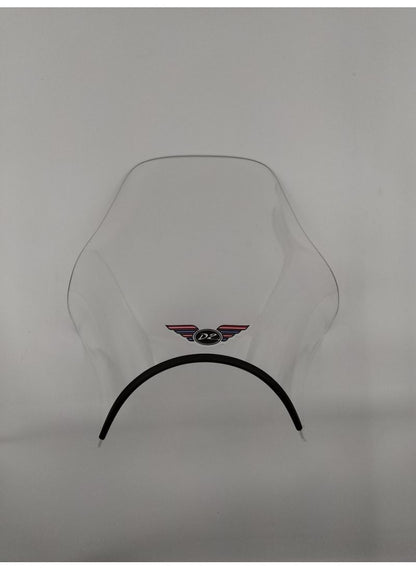 Universal Scooter Windshield Transparent/Black Ermax