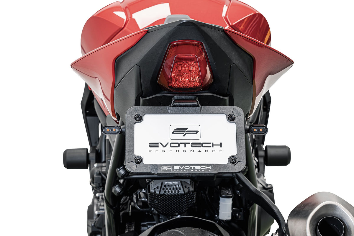 Evotech Verstelbare Kentekenplaathouder incl. V1 knipperlichtset - Honda CB1000 Hornet (2025+)