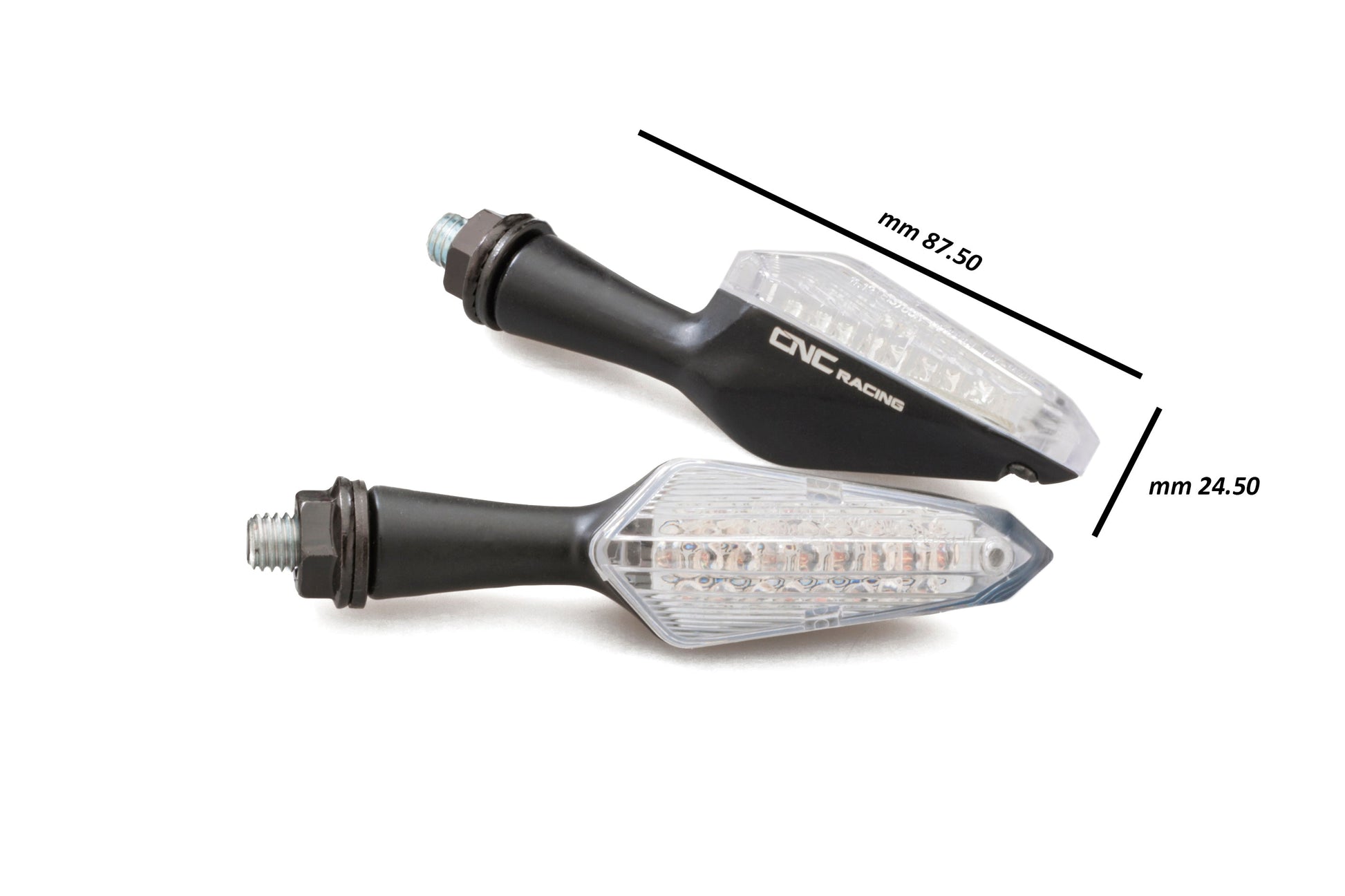 Knipperlichtset 'Jet' (2 st.) Yamaha Tracer 9 GT (2021+) afmetingen