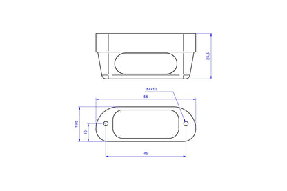 LED kentekenplaatverlichting 'PRO' Honda Grom (2020-2024)