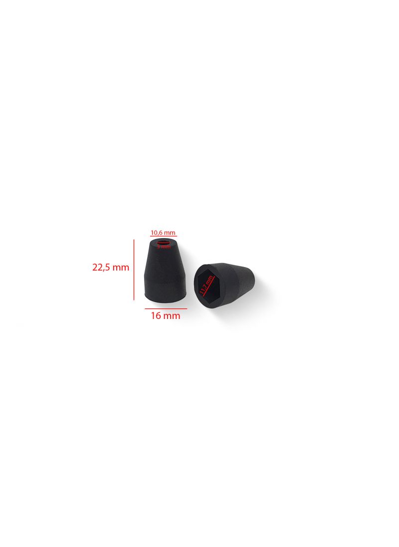 Rubberen kabeluiteinde covers (2 stuks.) for M8 knipperlichten Triumph Trident (2025+)