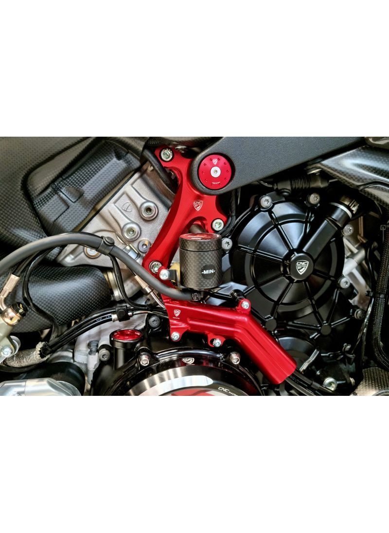 Brake Line Cover with Fluid Tank Bracket Ducati Streetfighter V4 2023+