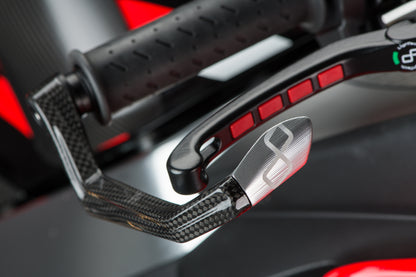 LighTech carbon koppelingshendelbeschermer 132 mm – Universeel