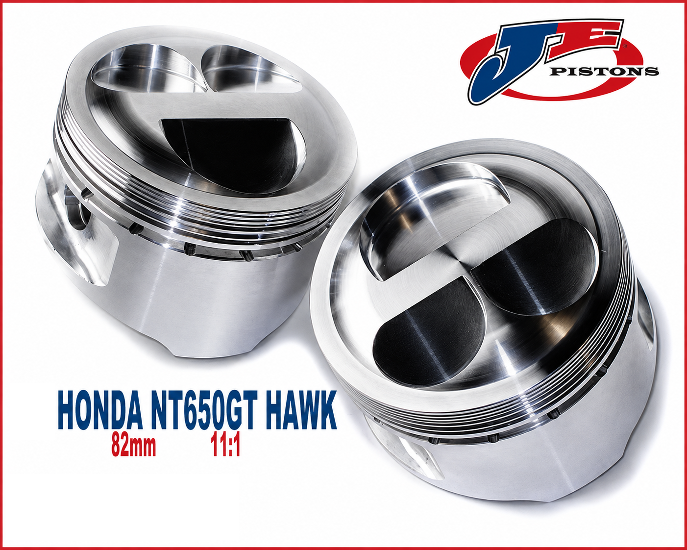 JE Pistons 696cc Big Bore Zuigerkit 11:1 – Honda NT650 Hawk GT (1988-1991)